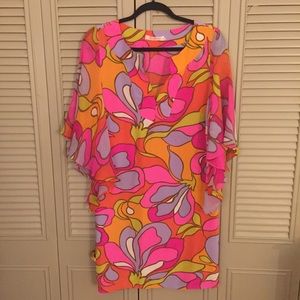 Alice & Trixie Vibrant Silk Print Dress